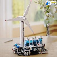 NON LEGO TUOMU T1104 – Motorized Wind Turbine & Lunar Base (2156pcs) – Tuabin Cối Xoay Gió Có Động Cơ Và Căn Cứ Mặt Trăng – Chính hãng giá tốt TPHCM