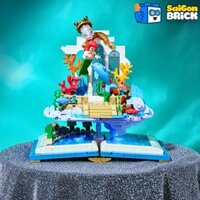 NON LEGO WEKKI 506175 – The Little Mermaid + Light (594pcs) – Câu Chuyện Của Nàng Tiên Cá + Đèn – Chính Hãng Giá Tốt TPHCM