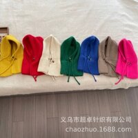 Nón len cho bé, nón len cho bé trai và bé gái, nón che cổ cho bé mùa thu đông