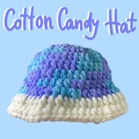 NÓN LEN HANDMADE MỀM NHƯ KẸO BÔNG GÒN MARUMANE COTTON CANDY HAT