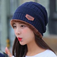 Nón len nữ, mũ len nữ thời trang Hàn Quốc dn19122402