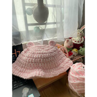 Nón Len Tai Gấu Cho Người Lớn/Trẻ Em (Ảnh Thật)