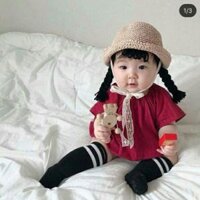 Nón len tóc giả mái thưa Hàn Quốc (có ảnh thật)