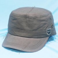 Nón lính đầu bằng có đuôi tăng giảm size, phong cách sĩ quan quân đội AS - Hạnh Dương - Nâu đất