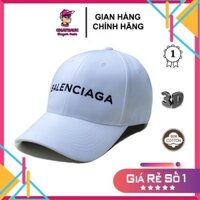 Nón lưỡi trai Balenciaga trắng logo thêu đen đội cực ngầu dành cho các bạn nam nữ