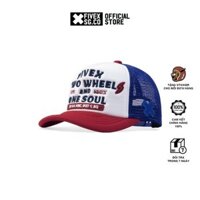 Nón lưỡi trai chính hãng FIVEX- Unisex -NÓN LƯỚI TRUCKER CAP TWO WHEELS-FTK05