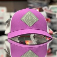 Nón Lưỡi Trai Columbia Quai Cài Phối Lưới Tím Logo Hàng Xuất Xịn Quai Bấm Freesize