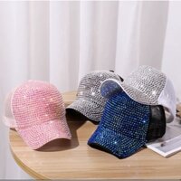 NÓN LƯỠI TRAI NAM NỮ ĐÍNH ĐÁ CAO CẤP