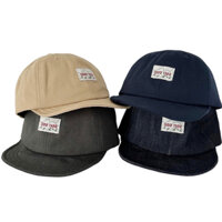 Nón lưỡi trai NEENEE vành ngắn 4 màu Kem / Denim / Navy / Rêu