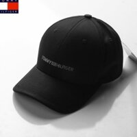 Nón lưỡi trai T. MY chất vải cotton  Hàn Quốc cao cấp, logo thêu, nón kết màu đen, phom thể thao, quai cài kim loại