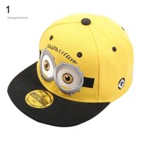 Nón lưỡi trai thêu hình minion cho bé từ 3-10 tuổi, mũ lưỡi trai hoạt hình cho bé trai