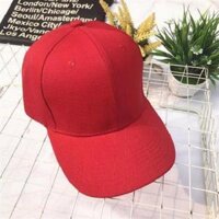 Nón Lưỡi Trai Trơn Thời Trang Hàn Quốc Cho Nữ - ĐỎ TƯƠI