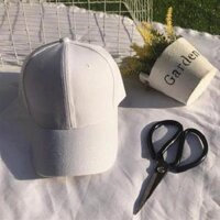 Nón Lưỡi Trai Trơn Thời Trang Hàn Quốc Cho Nữ - TRẮNG