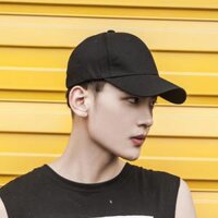 Nón Lưỡi Trai Trơn Thời Trang Hàn Quốc Cho Nữ - ĐEN