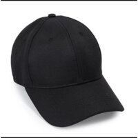 Nón lưỡi trai trơn unisex nhiều màu sắc thời trang, form chuẩn, nón kết dành cho nam và nữ, dáng Hàn Quốc hot trend - Đen