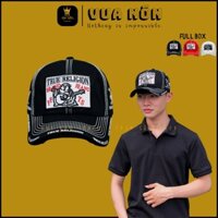 Nón Mỏ kết Ông Địa logo vuông chất kaki dày dặn đường may xịn sò cao cấp - VUANON