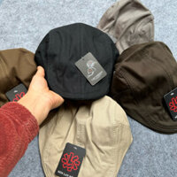 Nón mỏ vịt,mũ bấm berret  kaki xịn dày dặn chuẩn phom bít đuôi có bo chun co dãn cho nam sỉ sll