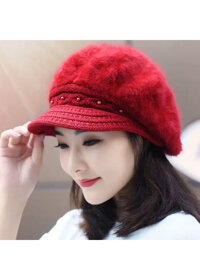 NÓN MŨ BERE LEN LÔNG THỎ THỜI TRANG HÀN QUỐC DN19122309