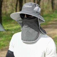 Nón Mũ Chống Nắng Rộng Vành Chơi Golf Tặng Kèm Khăn Che Mặt Và Sau Gáy Chất vải Đẹp, Mát Chống Tia UV Tốt