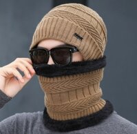 Nón mũ len khăn choàng nam thời trang Hàn Quốc don22010402 - Lạc Đà