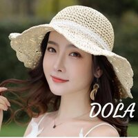 Nón mũ rộng vành gấp gọn đi biển SPF chống nắng tia UV thời trang hàn quốc