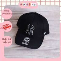 Nón Ny 47 Đen Viền Trắng Hàng Chính Hãng SP001278 | Rabbit Authentic