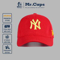 Nón NY lưỡi trai logo đúc - Mũ nón kết thời trang thể thao unisex vải kaki cao cấp dành cho nam và nữ của Mrcaps NY04