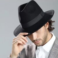 NÓN PHỚT NỈ FEDORA VÀNH RỘNG, MŨ PHÙ THỦY