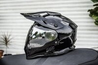 NÓN POC POWER DUAL SPORT ĐEN BÓNG