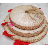 Nón quai thao, nón trang trí Mây tre đan