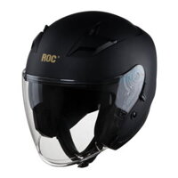 Nón ROC R02 Đen Nhám | Tặng Khóa