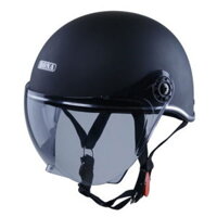 Nón Rona Kính R6K Đen Nhám