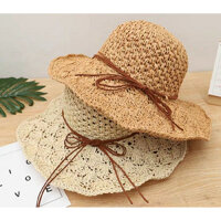 NÓN RỘNG VÀNH GẤP GỌN , MŨ RỘNG VÀNH ĐI BIỂN GẤP GỌN Dona21031805 - Kem