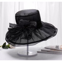 NÓN RỘNG VÀNH GẤP GỌN , MŨ RỘNG VÀNH ĐI BIỂN GẤP GỌN - DONA21012804 - Đen