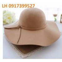 Nón rộng vành mũ rộng vành nỉ cao cấp chống nắng thời trang