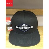 NÓN SNAPBACK VNXK GREAT BRITAIN GHI XÁM 370 (CODE: MHH370)