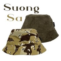 Nón Sương Sa - Hạt Lựu vành ngắn, đội được 2 mặt