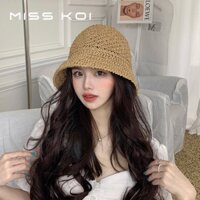 Nón Tai Bèo Đan Cói Mỏng Thoáng Khí Phong Cách Nhật Bản Thời Trang Xuân Hè Cho Nữ