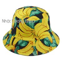 Nón tai bèo họa tiết chuối - NTRC02-1 - Chuối
