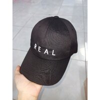 Nón Thêu Chữ REAL, Nón Lưỡi Trai, Nón Kết, Mũ Lưỡi Trai Đẹp Thời Trang