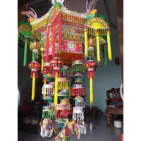 Nón Thờ Công Đồng Tứ Phủ Tua Kim Xa đường kính 45cm