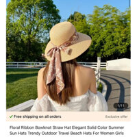 Nón thời trang chống nắng hàng mỹ