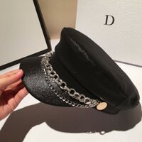 Nón Thuỷ Thủ - Mũ Nồi - Mũ Baret - Mũ Baker Boy Thuỷ Thủ Thuyền Trưởng Chain Xích