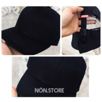 Nón trơn rách qai đen