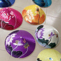 Nón vải gấm,  nón lụa, nón lá làng Chuông