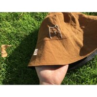Nón vải Linen có thêu