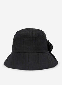 Nón vành nhấn chi tiết hoa - WBH 0008 - Màu đen