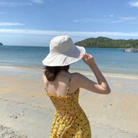 Nón vành rộng 2 mặt Che nắng Mùa Hè Hàn Quốc Mũ Rộng vành Chống nắng Đi biển Thời trang