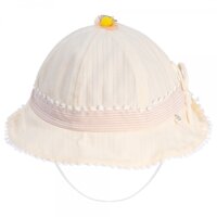 Nón vành tròn bé gái Animo A2303_JK018 (50cm,Vàng)