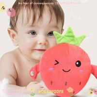 Nonedyodye Fruit Sensing Beat Piano, Đồ chơi sang trọng Trái cây Âm nhạc Dooll Sensing Beat Đồ chơi sang trọng, Đồ chơi âm nhạc tương tác chuối Đồ chơi sang trọng bằng điện dâu tây